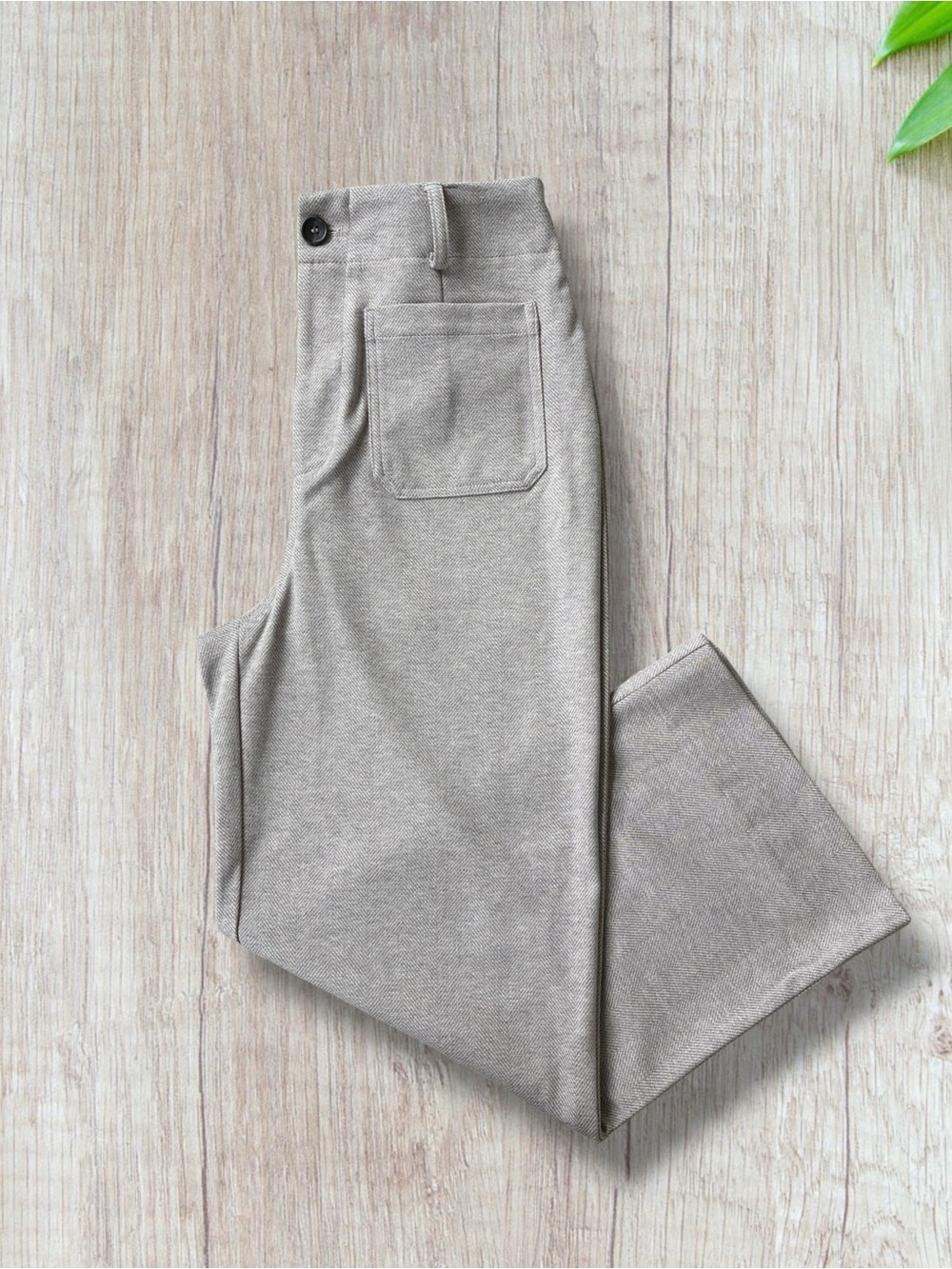 Bagatelle Collection Women’s Grey Trouser with Elastic Waist Size 8